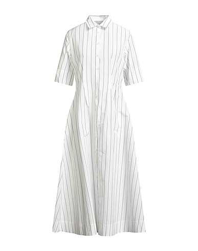 ANTONELLI Long dress White 64% Cotton, 36% Polyester