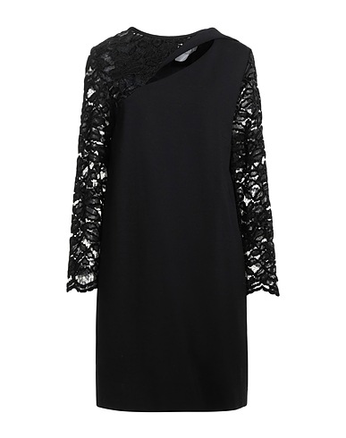 LAFTY LIE Short dress Black 65% Viscose, 32% Nylon, 3% Elastane, Polyester