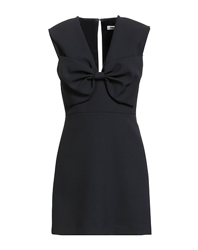SANDRO Short dress Black 95% Polyester, 5% Elastane