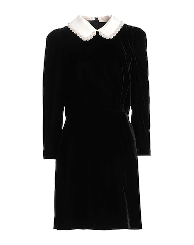 SANDRO Short dress Black 75% Viscose, 25% Polyamide