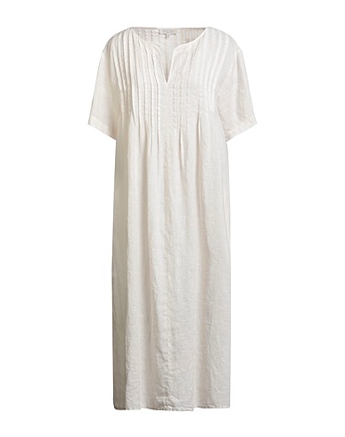 ANTONELLI DRESSES Ivory 100% Linen