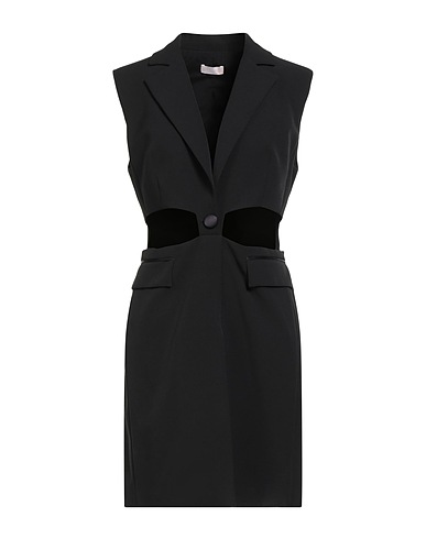 LIU •JO Blazer dress Black 88% Polyester, 12% Elastane