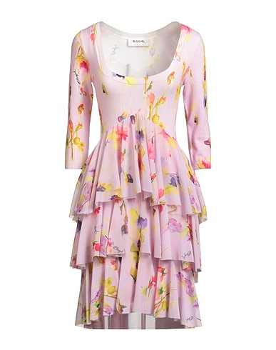 BLUGIRL Short dress Pink 55% Viscose, 45% Polyamide, Polyester