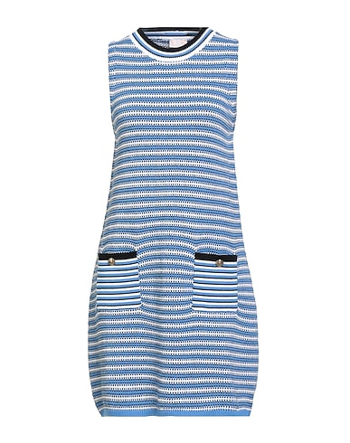 LIU •JO Short dress Pastel blue 100% Cotton