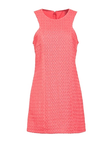 MVP WARDROBE Sheath dress Coral 62% Cotton, 38% Polyamide, Polyester