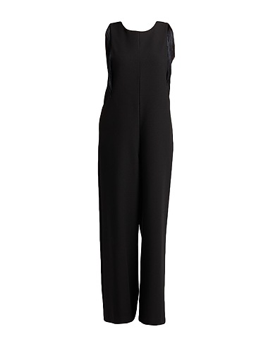 REBEL QUEEN by LIU •JO Jumpsuits and Dungarees Black 77% Polyester, 17% Viscose, 6% Elastane