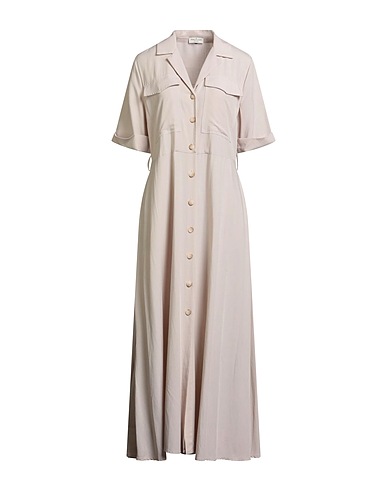 REBEL QUEEN by LIU •JO Long dress Ivory 80% Viscose, 20% Linen