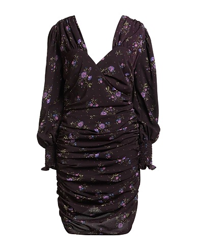 WEILI ZHENG Sheath dress Dark purple 100% Polyester