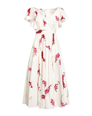 GIAMBATTISTA VALLI Vestito midi Off white 100% Cotone