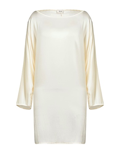 DIXIE Short dress Ivory 97% Viscose, 3% Elastane