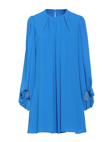 ALICE MILLER Pleated dress Bright blue 100% Polyester