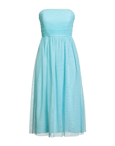 LIU •JO Midi dress Sky blue 100% Polyester