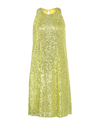 ALICE MILLER Elegant dress Lime green 97% Polyester, 3% Elastane