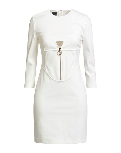 PINKO Sheath dress White 67% Viscose, 28% Polyamide, 5% Elastane