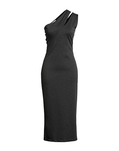 MOTEL One-shoulder dress GRIGIO 65% Viscose, 30% Polyamide, 5% Elastane