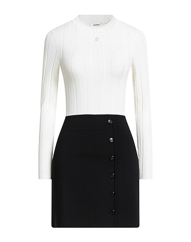 SANDRO Short dress 54% Viscose, 44% Polyamide, 2% Elastane