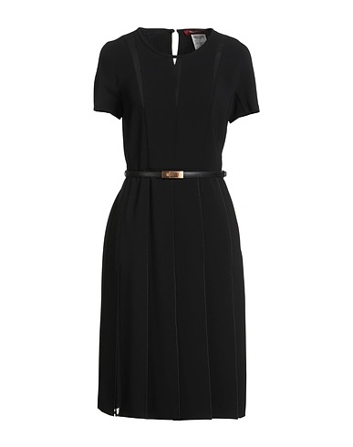 MAX MARA STUDIO Midi dress Black 71% Triacetate, 29% Polyester, Silk
