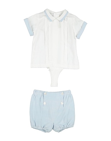 LA STUPENDERIA Baby co-ord  White 100% Cotton