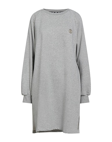 TWINSET Short dress Light grey 65% Cotton, 35% Polyester
