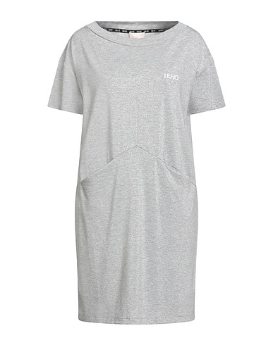 LIU •JO Short dress Light grey 80% Polyester, 15% Viscose, 5% Elastane