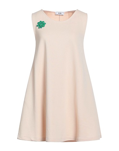JIJIL Vestito corto Beige 85% Cotone, 15% Poliestere
