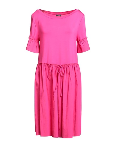 LIU •JO Midi dress 67% Cotton, 30% Polyamide, 3% Elastane