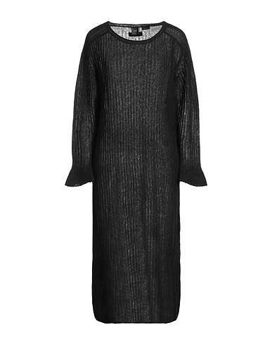 PINKO Midi dress Black 37% Silk, 32% Alpaca wool, 31% Cashmere