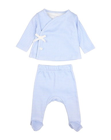 LARANJINHA Baby co-ord  Sky blue 100% Cotton