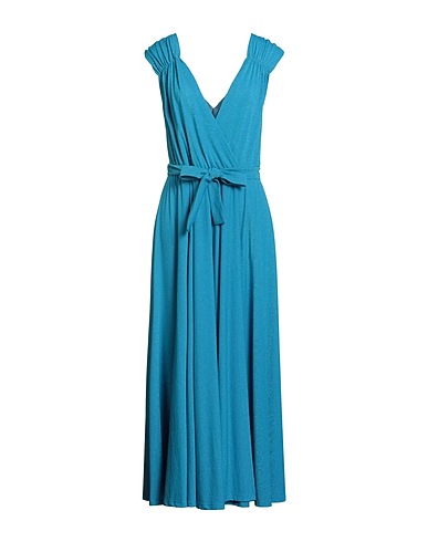 EMME by MARELLA Vestito da ufficio Azzurro 65% Viscosa, 15% Poliammide, 15% Fibra di metallo, 5% Elastan