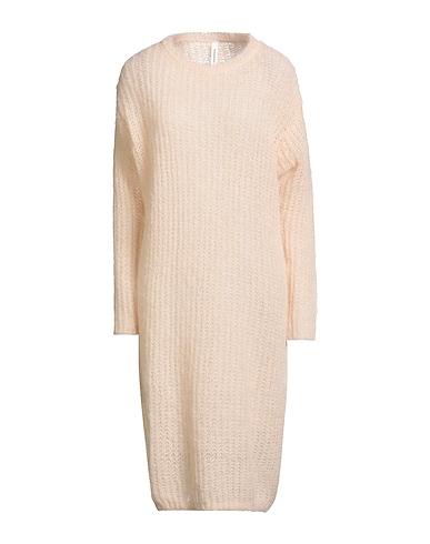 TENSIONE IN Vestito da ufficio Panna 28% Lana di alpaca, 28% Lana mohair, 24% Lana, 20% Poliammide