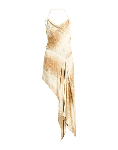 FEDERICO CINA Short dress Sand Viscose