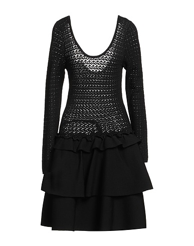 SANDRO Short dress Black 51% Polyamide, 49% Viscose