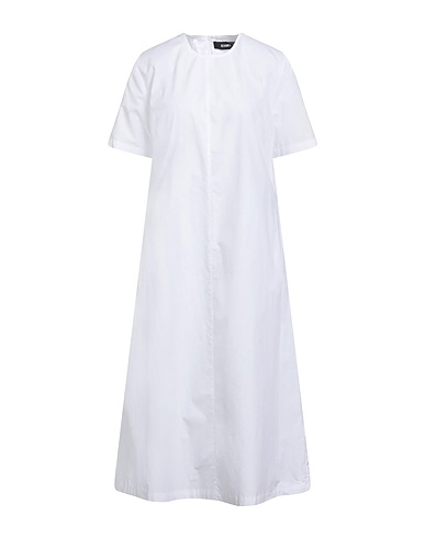 BABEL Midi dress White 100% Cotton