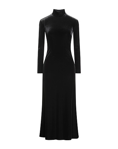 COMPAGNIA ITALIANA Long dress Black 92% Polyester, 8% Elastane