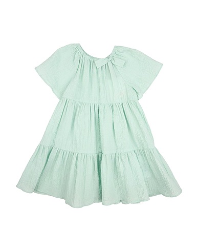 IL GUFO Baby dress Light green 98% Cotton, 2% Elastane