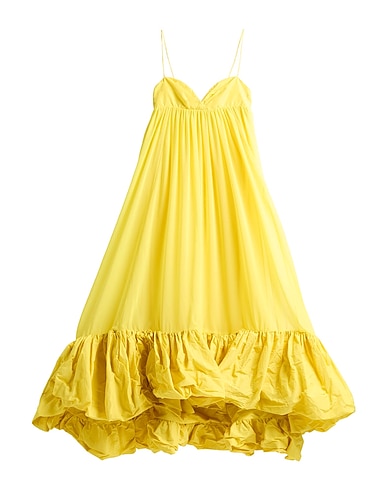 PINKO Long dress Yellow 100% Polyester