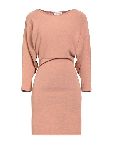 KONTATTO Short dress 69% Viscose, 29% Acrylic, 2% Elastane