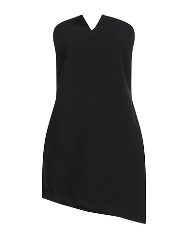 TENSIONE IN Short dress Black 83% Polyester, 13% Viscose, 4% Elastane