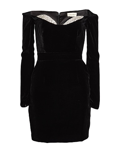 THE NEW ARRIVALS ILKYAZ OZEL Elegant dress Black 100% Silk