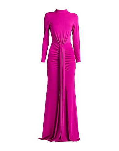 ACTUALEE Elegant dress Magenta 98% Cotton, 2% Elastane