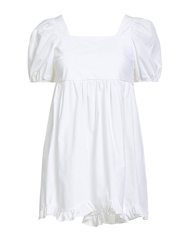 BABEL Short dress White 100% Cotton