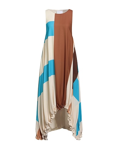 ERIKA CAVALLINI Long dress Ivory 100% Polyester