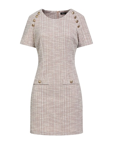 LIU •JO Kurzes Kleid Beige 85% Polyester, 13% Baumwolle, 2% Elastan