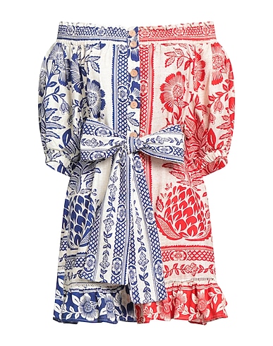 FARM RIO Short dress 55% Linen, 45% Viscose