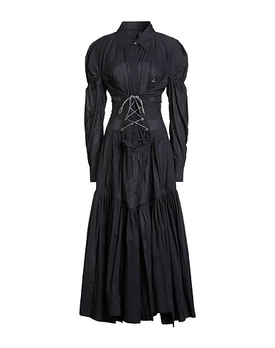 VIVIENNE WESTWOOD Midi dress Black 100% Cotton