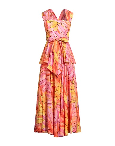 FARM RIO Long dress Mandarin 60% Cotton, 40% Viscose