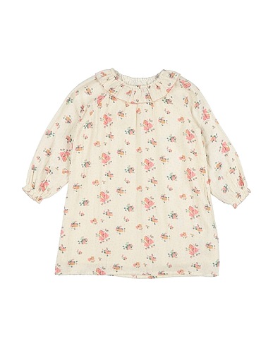 BONTON 원피스 & 드레스 아이보리 100% 코튼