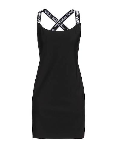 OFF-WHITE™ Sheath dress Black 75% Viscose, 18% Polyamide, 7% Elastane