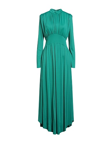 FARM RIO Long dress Emerald green 100% Viscose