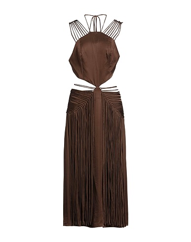 FARM RIO Long dress Chocolate brown 52% Viscose, 48% Rayon